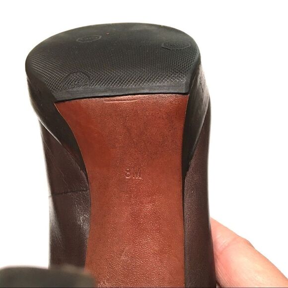 Marc Fisher Vertigo open toe double buckle heels 8 - Picture 12 of 13